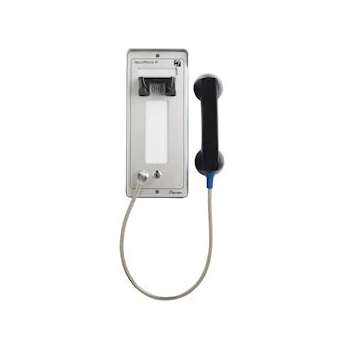 Poste sécurité anti-vandales étanche SecurPhone SIP sans clavier/Urgence Alu|Depaepe-DEPPVI00A