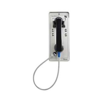 Poste de sécurité anti-vandales étanche SecurPhone Urgence 4 BT Rouge|Depaepe-DEPPV004R