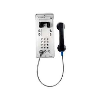 Poste de sécurité anti-vandales étanche SecurPhone à clavier 4 Mémoires Alu|Depaepe-DEPPV204A