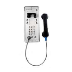 Poste de sécurité anti-vandales étanche SecurPhone à clavier 4 Mémoires Alu|Depaepe-DEPPV204A