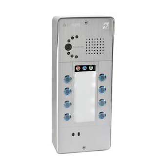 Portier mains-libres SecurAccess PMR 8 BT Alu Caméra IP|Depaepe-DEPPX108A-CI