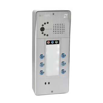 Portier mains-libres SecurAccess PMR 6 BT Alu Caméra analogique|Depaepe-DEPPX106A-CA