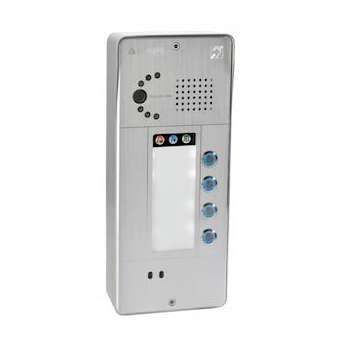 Portier mains-libres SecurAccess PMR 4 BT Alu Caméra IP|Depaepe-DEPPX104A-CI
