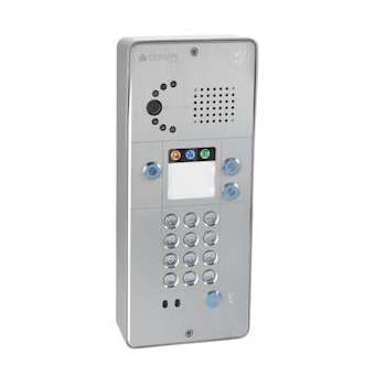 Portier mains-libres SecurAccess PMR Clavier 3 BT Alu Caméra IP|Depaepe-DEPPX203A-CI