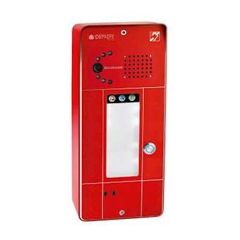 Portier mains-libres SecurAccess PMR 1 BT Rouge Caméra IP|Depaepe-DEPPX101R-CI