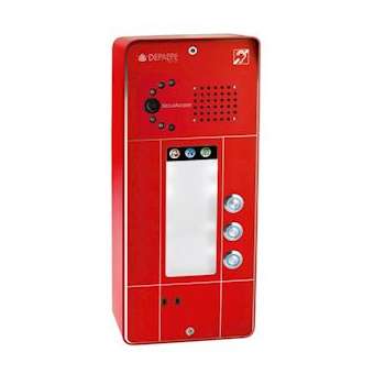 Portier mains-libres SecurAccess PMR 3 BT Rouge Caméra IP|Depaepe-DEPPX103R-CI