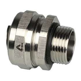 Raccord droit, Type Compact, Fixe, Inox 316, IP 40, M25 x 1,5 - SLI 3/4'|Anamet-ANM71212596