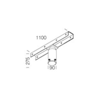 Accessoire 60 Etrier Pour Poteau Zingue|Disano-ZON99790100