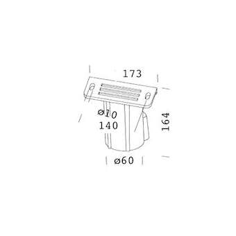 Accessoire 333 Fixation Mat Diam 60 Graphite|Disano-ZON99791500