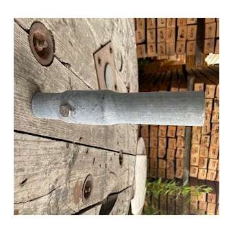 Embout démontable lisse en acier galvanisé 42x100mm pour fût 60mm|Petitjean-PTJ6881010273