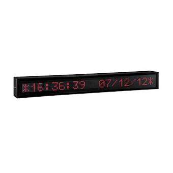 AFFICHEUR ALPHANUMERIQUE 100mm, 1 LIGNE, 13 CARACTERES, ETHERNET, IP65, HAUTE LU|Ditel-D1VDT110EH-1SNE13