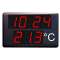 AFFICHEUR NUMERIQUE 2 LIGNES 100mm 4 DIGITS HORLOGE HH:MM+TEMPERATURE 230V|Ditel-D1VDC22SRT