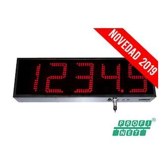 AFFICHEUR NUMERIQUE 180mm, 8 DIGITS, PROFINET, IP65|Ditel-D1VDN189E-8SNN