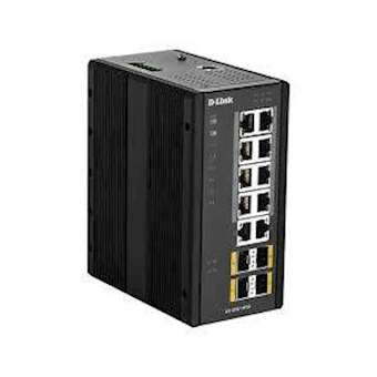 Switch Manageable POE Smart L2 Industriel 14 ports - 10 ports Gigabit + 4 SFP|Dlink-DLKDIS300G14PSW