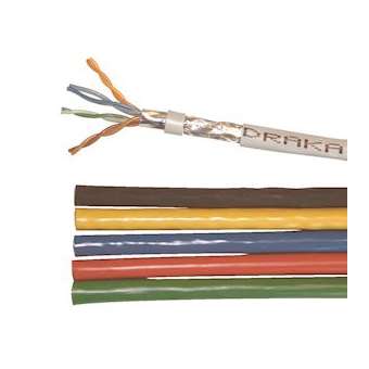 Patch 4p SF/UTP LSZH Gris+couleur T1000M 60011597|Draka-DK4C5ESP26ZHST