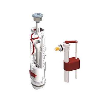 Soupape MECATECH pour trou de 18,40 ou 50mm et robinet SR+ à embout laiton 3/8.|Dubourgel grange-DBG702322