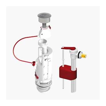 Soupape DUALTECH2 pour trou de 18, 40 ou 50 mm et robinet SR+ à embout laiton 3/|Dubourgel grange-DBG701315