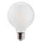 Lampe globe G95 Filament E27 9W 3000K, 1055lm, Cl.énerg.E, 15000H, opale, dimm|Aric-ARI20053