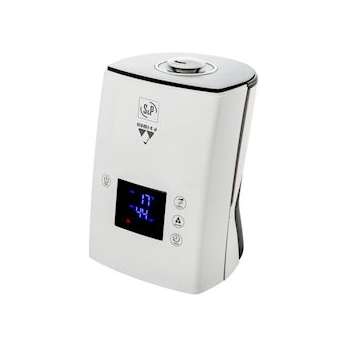 Humidificateur à ultra-sons, réservoir 3L, écran lumineux, 2 V de brumisation|S&P France ( Unelvent )-UNE652884