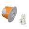 Applique murale DCL BBC CAPRITHERM+ 50mm D67mm, douille E27 + fiche