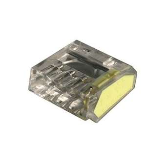 100 Bornes de connexion STAND 4 entrées pour fils rigides 0,5 à 2,5mm2 24A-450V|Eaton Capri-CAP309286