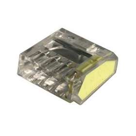 100 Bornes de connexion STAND 4 entrées pour fils rigides 0,5 à 2,5mm2 24A-450V|Eaton Capri-CAP309286