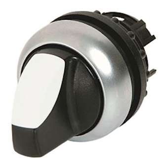 Commutateur rotatif, manette, 2 positions, noir, à accrochage|Eaton industries-EONM22-WRK