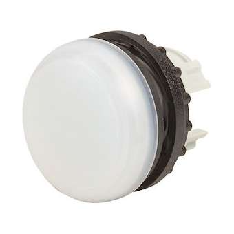 Voyant lumineux, plat, blanc|Eaton industries-EONM22-L-W
