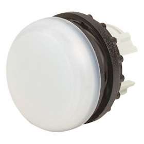 Voyant lumineux, plat, blanc|Eaton industries-EONM22-L-W