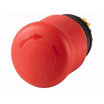 Bouton arrêt d'urgence, D38 mm, non lumineux, déverrouillage par rotation|Eaton industries-EONM22-PVT