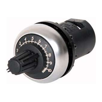 Potentiomètre, 4, 7k, fixation par l'avant|Eaton industries-EONM22-R4K7