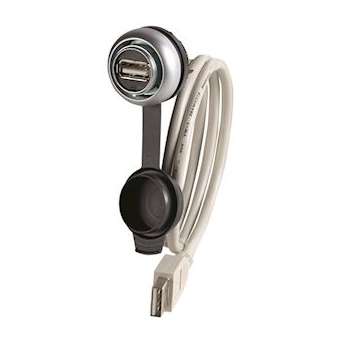 Élément frontal, +USB 2,0 A/A, avec câble de raccordement|Eaton industries-EONM22-USB-SA