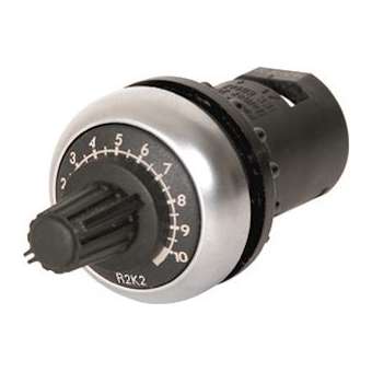 Potentiomètre 2,2 kohms inscription x1000|Eaton industries-EONM22-R2K2