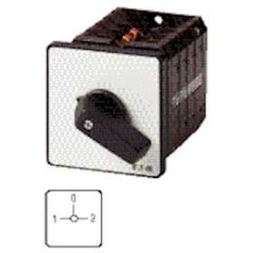 Inverseurs, Contacts: 8, 63 A, plastron: 1-0-2, 90DEG, à accrochage, encastré|Eaton industries-EONT5B-4-8294-E
