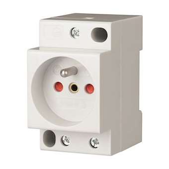 Prise modulaire, 10/16A, 250V AC, avec sécurité enfant|Eaton industries-EONZ-SD230-BS