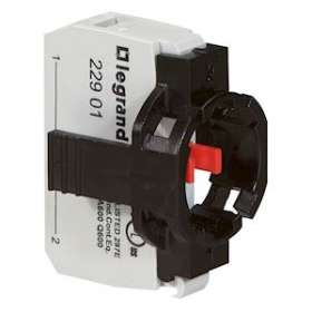 Sous-ensemble bloc tête non lumineuse Osmoz raccordement à vis NF+étrier 1 poste|Legrand-LEG022961