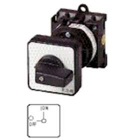 Inter. Marche-Arrêt, 3 pôles + N, 20 A, 90DEG, encastré avec fixation arrière|Eaton industries-EONT0-2-10-Z