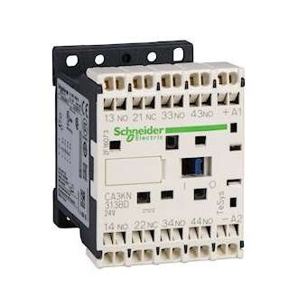 TeSys CA4K - contacteur - 3F+1O - instantané - 10A - 24Vcc|Schneider Electric-SCHCA4KN313BW3
