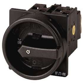 Inter. général, tripolaire, 20 A, 90DEG, verrouillable en position 0, encastré|Eaton industries-EONT0-2-1-EA-SVB-SW