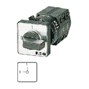 Inter. Marche-Arrêt, cont.: 3, 10A, 0-1, 90DEG, à acc.,encastré, fixation centra|Eaton industries-EONTM-2-8292-EZ
