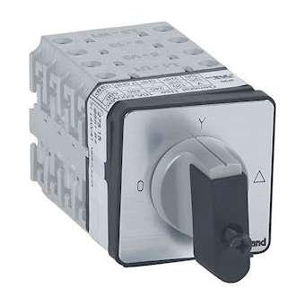 Commutateur moteur 3P - démarreur 1 vitesse - PR 17 - 8 contacts - fixation vis|Legrand-LEG027515