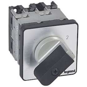 Commutateur - inverseur sans arrêt - PR 12 - 2P - 4 contacts - fixation vis|Legrand-LEG027461
