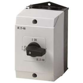 Inter. Marche-Arrêt, tripolaire, 20 A, 90 DEG, Montage en saillie|Eaton industries-EONT0-2-1-I1