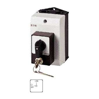 Inter. Marche-Arrêt, tripolaire, 20 A, verrouillable, à accrochage, en saillie|Eaton industries-EONT0-2-1-I1-SVA(A)