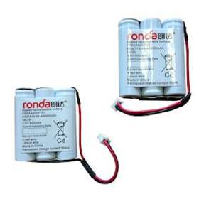 Pack accus Ni-Cd 2 x 3x1.2V 0.6Ah pour blocs bi-fonctions SATI ULTRALED JOUR II|Eaton Luminox-LUM11048