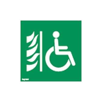 Etiquette de signalisation amovible et recyclable pour espace attente sécurisé|Legrand-LEG062689