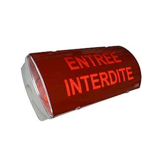 Panneau lumineux incendie LED IP65|Eaton Nugelec-NUG30490