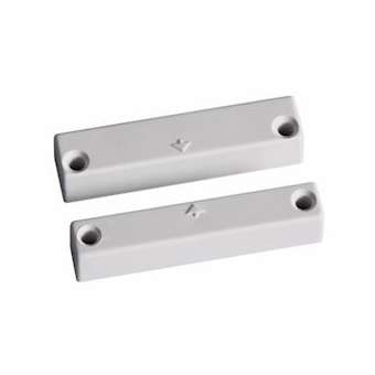 Contact magnétique en plastique blanc à câbler. Lot de 10.|Eaton Scantronic-S3V405M