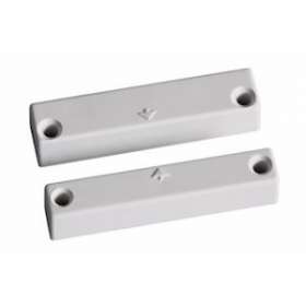 Contact magnétique en plastique blanc à câbler. Lot de 10.|Eaton Scantronic-S3V405M