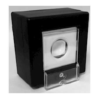Bouton d'appel d'urgence PPMS filaire couleur Noir 1 contact d'alarme & d'AP|Eaton Scantronic-S3V476N
